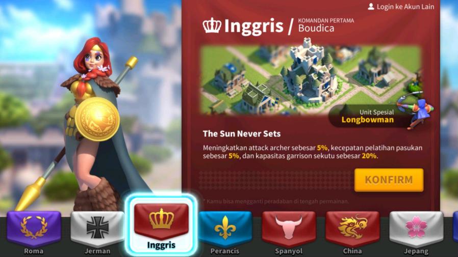 Peradaban Terbaik Rise of Kingdoms Untuk Pemula