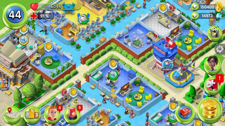 Gameplay menyenangkan dalam game dokter di HP
