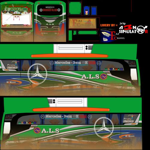 Download Livery Bussid Bus ALS ALS Yudistira HD