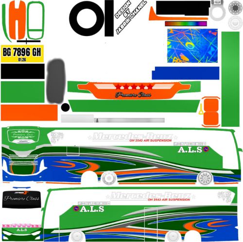 Download Livery Bussid Bus ALS JB3+ UHD