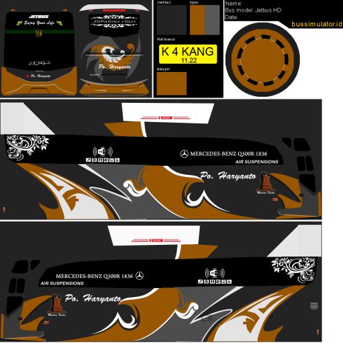 Bus HD PO. Haryanto Mercedez Benz