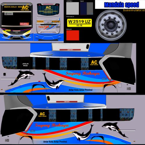 Download Livery Bussid Bus HD Sugeng Rahayu Antar Kota