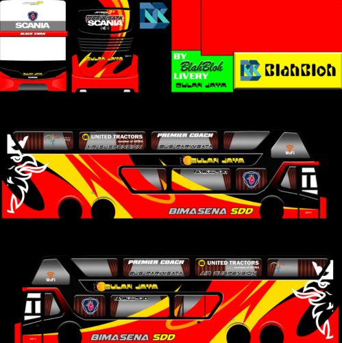 Download Livery Bussid Bus SDD Bulan Jaya
