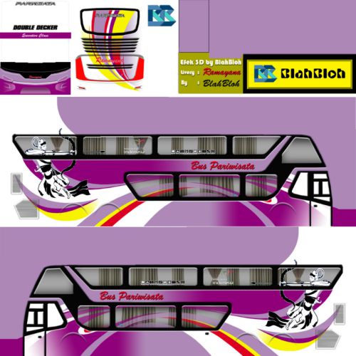 Download Livery Bussid Bus SDD Ramayana