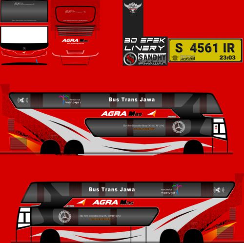 Download Livery Bussid Bus SDD Agra Mas