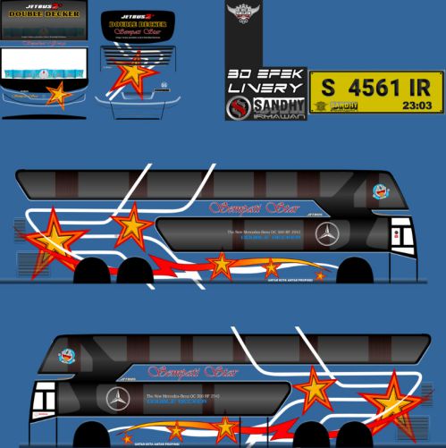 Download Livery Bussid Bus SDD Sempati Star Blue