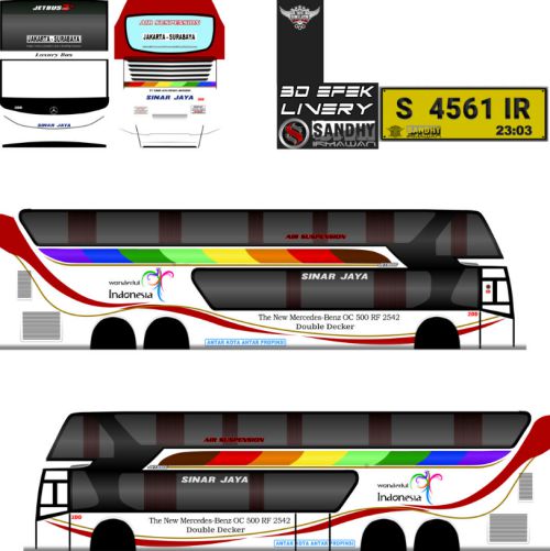 Download Livery Bussid Bus SDD Sinar Jaya