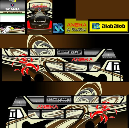 Download Livery Bussid Bus SDD Aneka