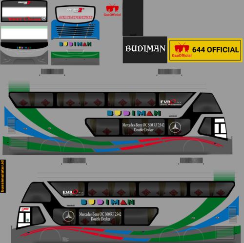 Download Livery Bussid Bus SDD Budiman