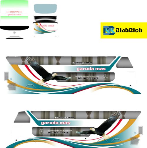 Download Livery Bussid Bus SDD Garuda Mas