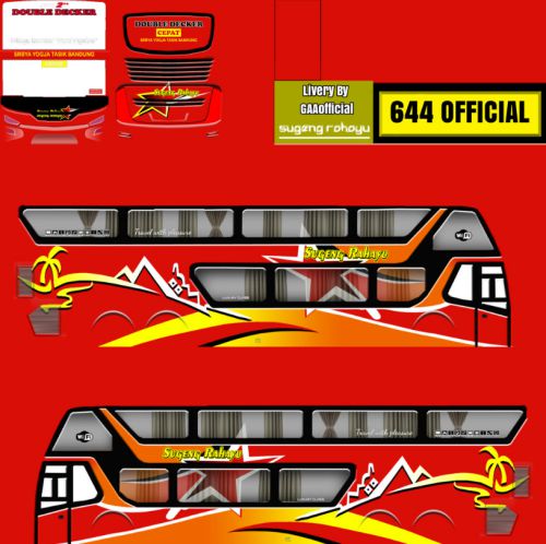 Bus SDD Sugeng Rahayu Golden Star