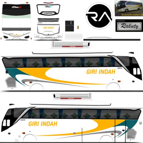 Download Livery Bussid Bus SHDGiri Indah