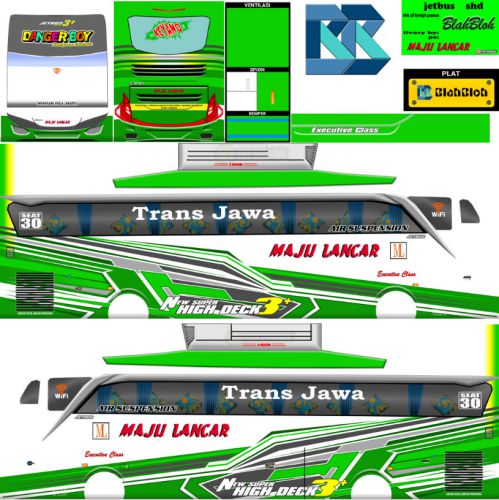 Bus SHD Maju Lancar