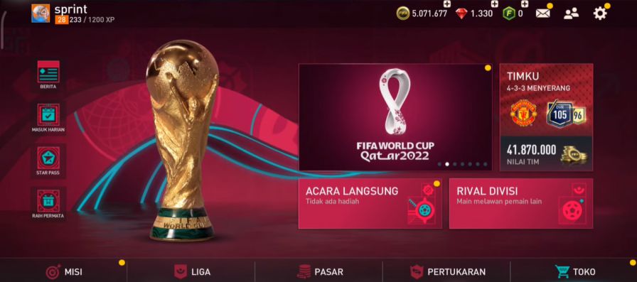 Kumpulan Akun FIFA Mobile Gratisan
