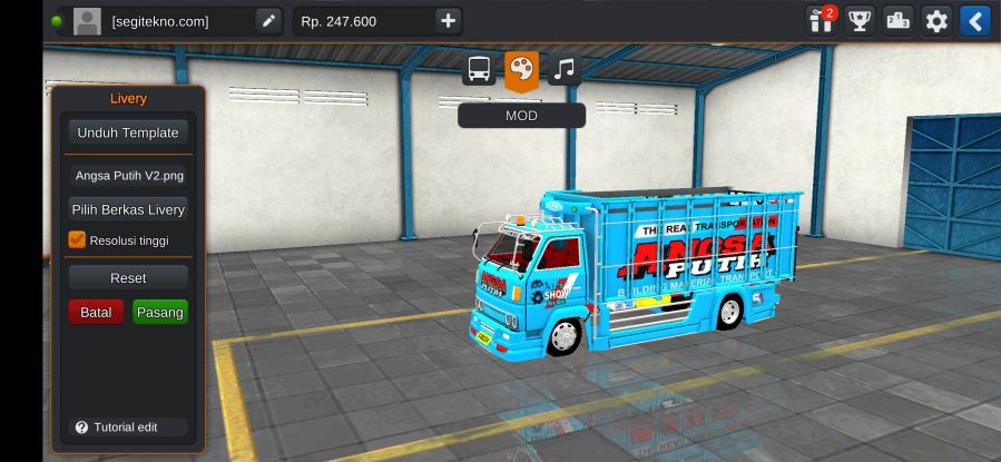 Mod Bussid Angsa Putih