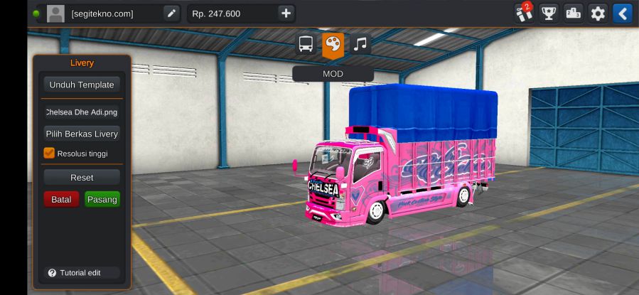 Mod Bussid Truck Rebecca Dek Chelsea