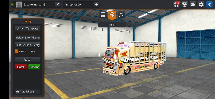 Mod Bussid New Inisiator NMR71