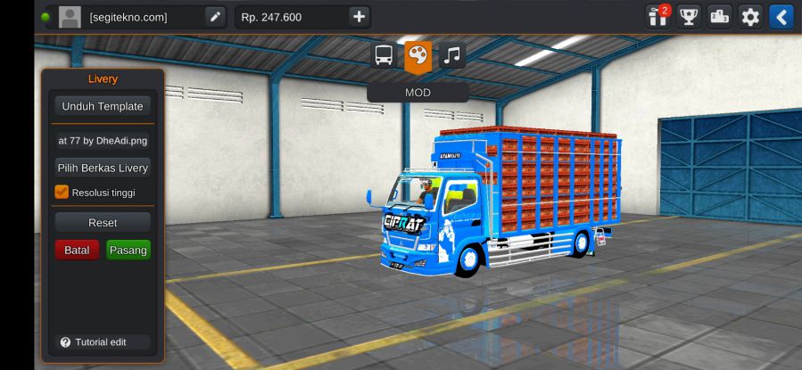 Download Mod Bussid Ciprat 77