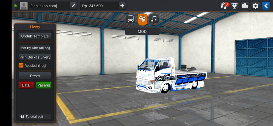 Download Mod Bussid Isuzu Traga