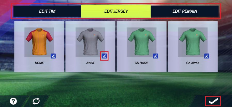 Cara Mengganti Logo & Jersey Football League