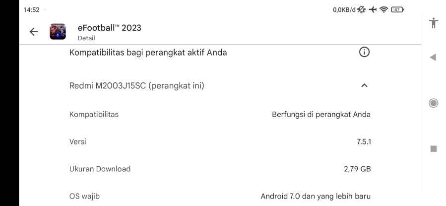 Cara Mengatasi eFootball Tidak Kompatibel
