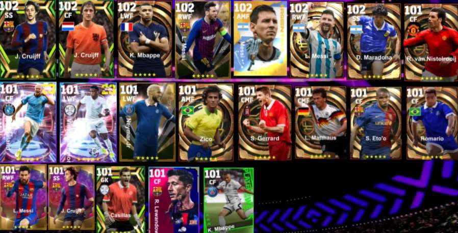 Meningkatkan Rating Pemain eFootball