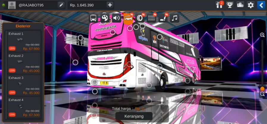obb Bussid v3.7.1 Hino RK8 Full Garasi
