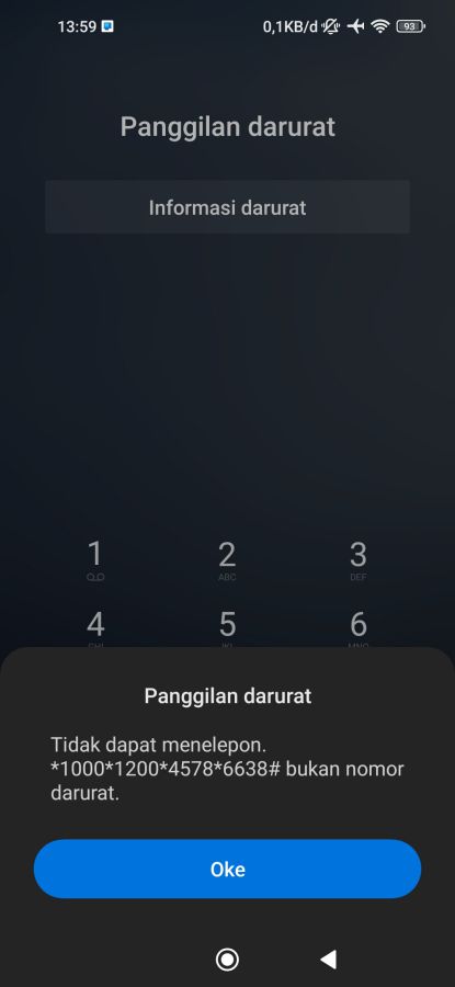 Membuka HP Lupa Sandi Dengan Panggilan Darurat