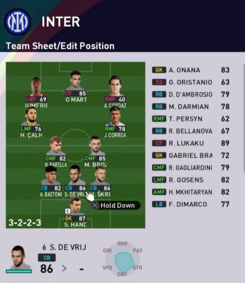 Formasi 3 Bek PES Terbaik