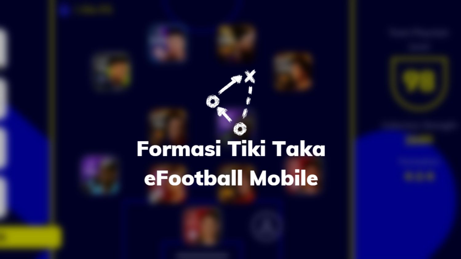 Formasi Tiki Taka eFootball Mobile
