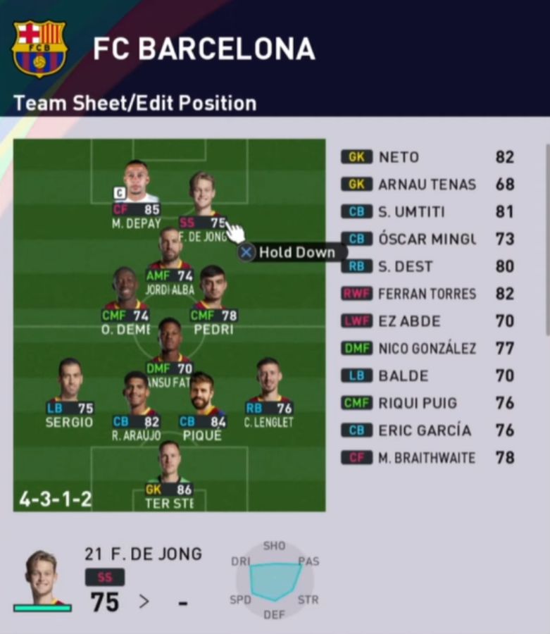 Setting Formasi Tiki Taka eFootball / PES
