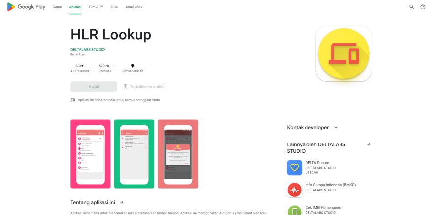 Melacak Lokasi dengan Aplikasi HLR Lookup