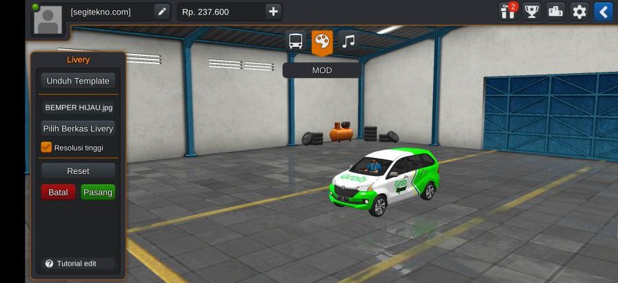 Mod Bussid Avanza Grab