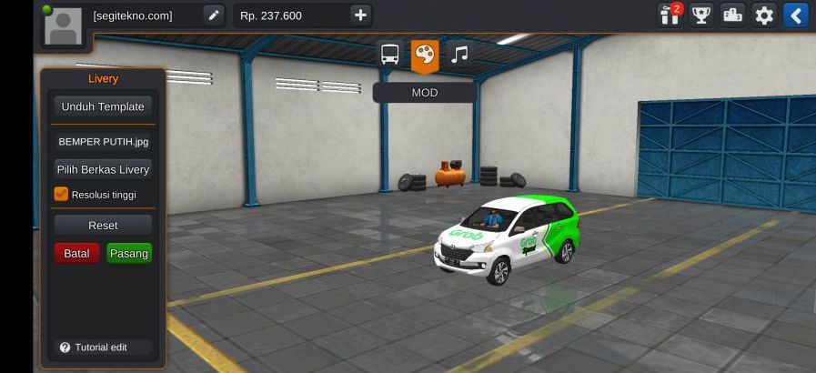 Mod Bussid Grab