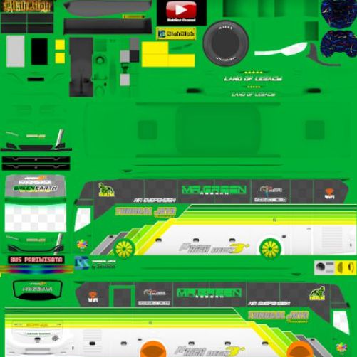 Download Livery Bussid Bus JB3 Tungga Jaya Mr. Geen