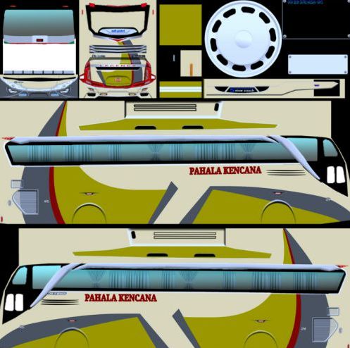 Download Livery Bussid Bus SHD Pahala Kencana