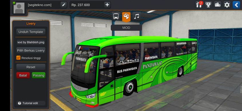 Mod Bussid Pandawa 87 Evonext