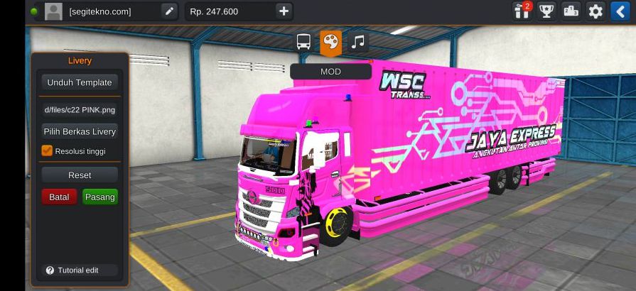 Mod Bussid Truck Hino