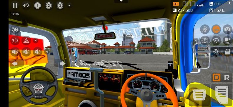 Insterior Mod Bussid Truck Wahyu Abadi 