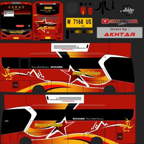 Livery Bussid Sugeng Rahayu HD Patas Legacy