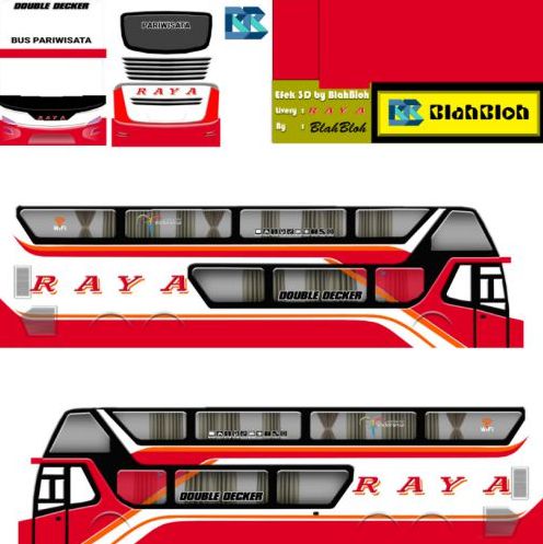 Download Livery Bussid Bus SDD Raya