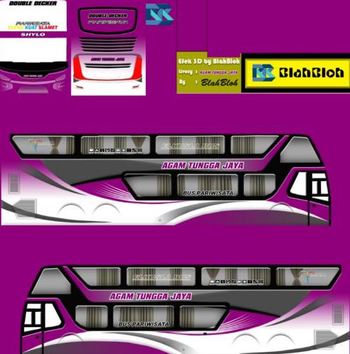 Download Livery Bussid Bus SDD Tungga Jaya