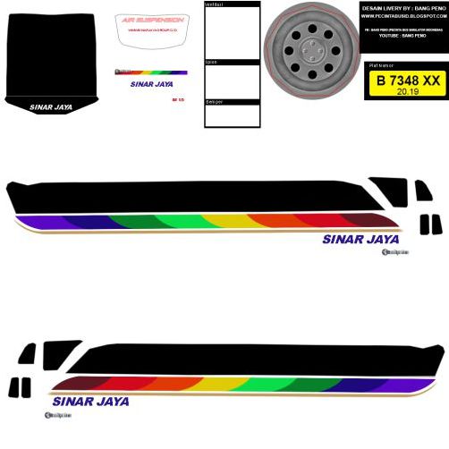 Livery Bussid Sinar Jaya HD