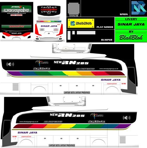 Livery Bussid Sinar Jaya Jetbus HD
