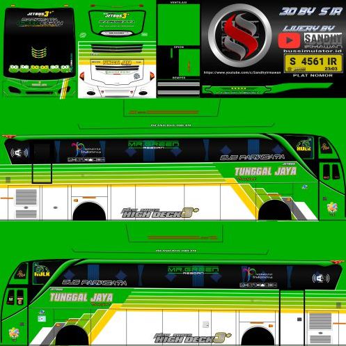 Livery Bussid Tunggal Jaya