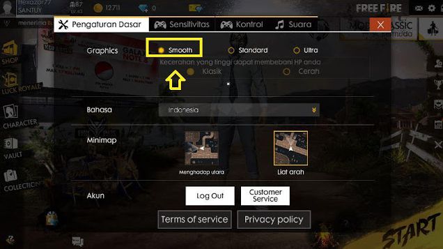 free fire lag fix