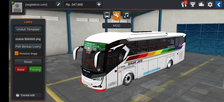 Mod Bussid Sinar Jaya