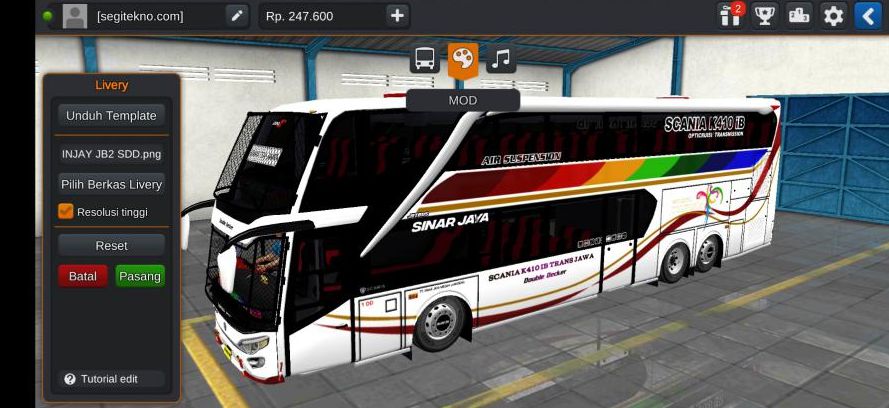 Mod Bussid Sinjay