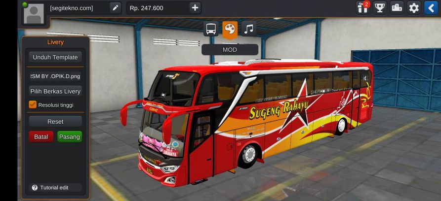 Bussid Sugeng Rahayu 