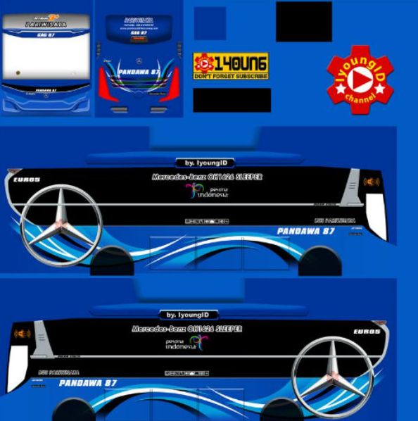 Livery Bussid Pandawa 87 HD Dream Coach